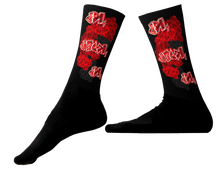 SOCKS: RED ROSES BOUQUET -uniSex
