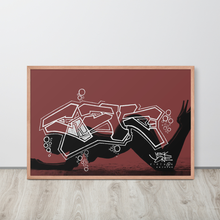 GRAFFITI FRAMED POSTER: abys$alpa$sion