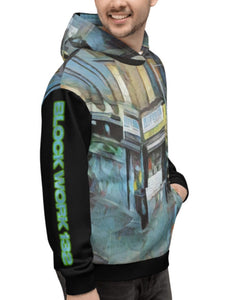 CEE CASHMERE: BLOCK WORK 132 :JECKONE OF ONE -UniSex Hoodie