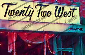 FRAMED POSTER: TWENTY TWO WEST: Harlem Streets -The Art Collection
