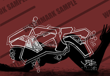 GRAFFITI FRAMED POSTER: abys$alpa$sion