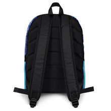 BACKPACK (Premium): DELPHINIUM BOUQUET -uniSex (BLACK)