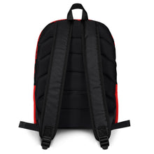 BACKPACK (Premium): RED ROSES BOUQUET -uniSex (BLACK)