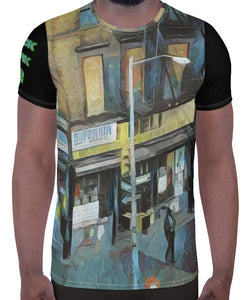 CEE CASHMERE: BLOCK WORK 132 :JECKONE OF ONE -Men's athletic t-shirt