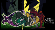 GRAFFITI FRAMED POSTER: Kaught