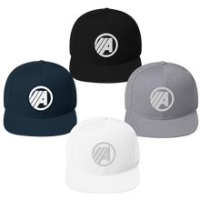 ACADEMY -Snapback Hat -BLACK, DARK NAVY & SILVER