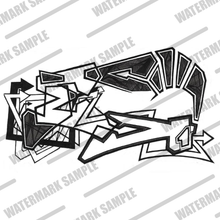 FRAMED GRAFFITI POSTER: driven2StayDriving