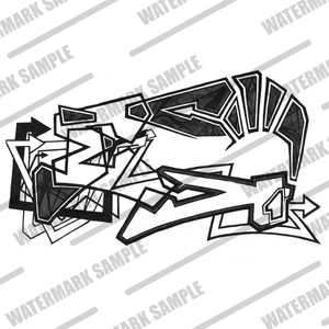 FRAMED GRAFFITI POSTER: driven2StayDriving