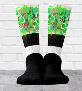 SOCKS:  greeNeonCAMO Smudge -JK1