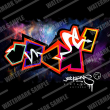 GRAFFITI FRAMED POSTER: knockOut