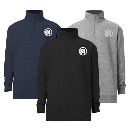 ACADEMY -Unisex fleece pullover -BLACK, NAVY, CARBON GRAY