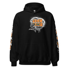 HOODIE (uniSex):  OrangeNeonCamoDrip  (upgraded classic)