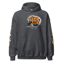 HOODIE (uniSex):  OrangeNeonCamoDrip  (upgraded classic)