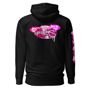HOODIE: PINK ROSES BOUQUET - uniSex