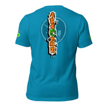 SHORT SLEEVE TEE (uniSex): OrangeNeonCamoDrip - (vintage 2021)