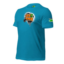 SHORT SLEEVE TEE (uniSex): OrangeNeonCamoDrip - (vintage 2021)