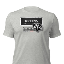 SHORT SLEEVE TEE  (uniSex) : QUEENS (tiled classic)