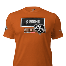 SHORT SLEEVE TEE  (uniSex) :  QUEENS (tiled) -(2020 upgraded classic)