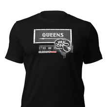 SHORT SLEEVE TEE  (uniSex) : QUEENS (tiled classic)