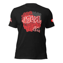 SHORT SLEEVE TEE SHIRT: RED ROSES BOUQUET -uniSex