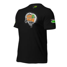SHORT SLEEVE TEE (uniSex): OrangeNeonCamoDrip - (vintage 2021)
