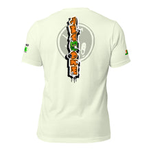 SHORT SLEEVE TEE (uniSex): OrangeNeonCamoDrip - (vintage 2021)