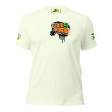 SHORT SLEEVE TEE (uniSex): OrangeNeonCamoDrip - (vintage 2021)
