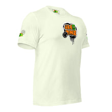SHORT SLEEVE TEE (uniSex): OrangeNeonCamoDrip - (vintage 2021)