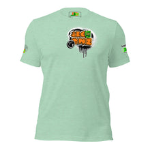 SHORT SLEEVE TEE (uniSex): OrangeNeonCamoDrip - (vintage 2021)