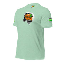 SHORT SLEEVE TEE (uniSex): OrangeNeonCamoDrip - (vintage 2021)