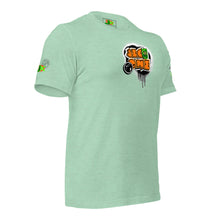 SHORT SLEEVE TEE (uniSex): OrangeNeonCamoDrip - (vintage 2021)