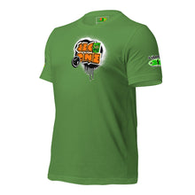 SHORT SLEEVE TEE (uniSex): OrangeNeonCamoDrip - (vintage 2021)