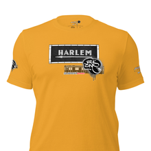 SHORT SLEEVE TEE  (uniSex) : HARLEM (tiled) -(2020 upgraded classic)
