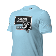 SHORT SLEEVE TEE  (uniSex) :  QUEENS (tiled) -(2020 upgraded classic)