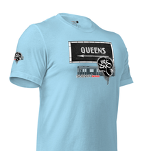 SHORT SLEEVE TEE  (uniSex) :  QUEENS (tiled) -(2020 upgraded classic)