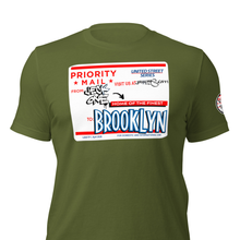 SHORT SLEEVE TEE SHIRT (uniSex)• SLAP$- (BROOKLYN -HOME OF THE FINEST) 25