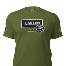 SHORT SLEEVE TEE  (uniSex) : HARLEM (tiled) -(2020 upgraded classic)