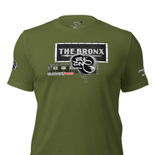 SHORT SLEEVE TEE  (uniSex) : THE BRONX (tiled) -(2020 upgraded classic)
