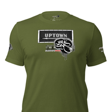 SHORT SLEEVE TEE  (uniSex) : UPTOWN (tiled) -(2020  upgraded classic)