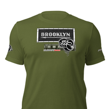 SHORT SLEEVE TEE  (uniSex) :  BROOKLYN (tiled) -(2020 upgraded classic)