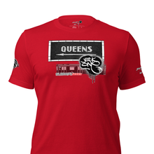 SHORT SLEEVE TEE  (uniSex) :  QUEENS (tiled) -(2020 upgraded classic)