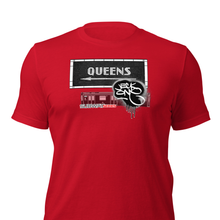 SHORT SLEEVE TEE  (uniSex) : QUEENS (tiled classic)
