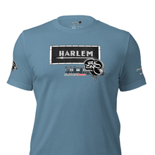 SHORT SLEEVE TEE  (uniSex) : HARLEM (tiled) -(2020 upgraded classic)