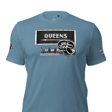 SHORT SLEEVE TEE  (uniSex) :  QUEENS (tiled) -(2020 upgraded classic)