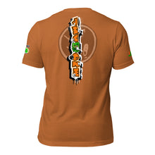 SHORT SLEEVE TEE (uniSex): OrangeNeonCamoDrip - (vintage 2021)