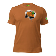 SHORT SLEEVE TEE (uniSex): OrangeNeonCamoDrip - (vintage 2021)