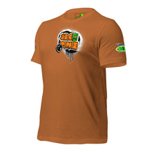 SHORT SLEEVE TEE (uniSex): OrangeNeonCamoDrip - (vintage 2021)
