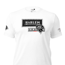 SHORT SLEEVE TEE  (uniSex) : HARLEM (tiled) -(2020 upgraded classic)