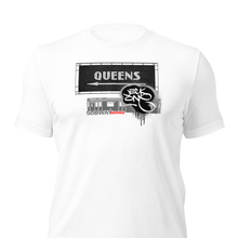 SHORT SLEEVE TEE  (uniSex) : QUEENS (tiled classic)