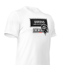 SHORT SLEEVE TEE  (uniSex) : QUEENS (tiled classic)